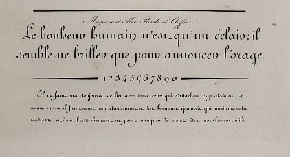 Écriture Ronde, une magnifique écriture d’une grande époque !